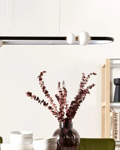 Candeeiro De Teto Led Em Metal Preto Feale