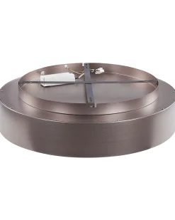 Candeeiro De Teto Led Em Metal Castanho Claro Dawei