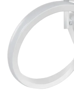 Candeeiro De Teto Led Em Metal Branco Mongo