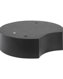 Candeeiro De Teto Led Em Metal Preto Yabu