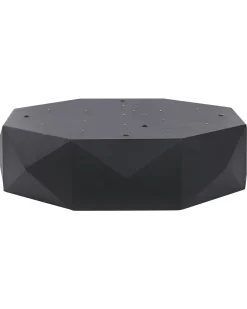 Candeeiro De Teto Led Em Metal Preto Svay