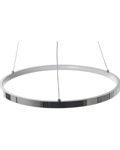 Candeeiro De Teto Led Em Metal Prateado O 40 Cm Jordan