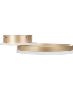 Candeeiro De Teto Led Em Metal Dourado Glyde