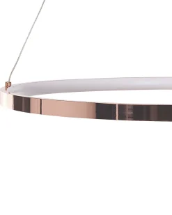 Candeeiro De Teto Led Em Metal Rosa Dourado O 50 Cm Jordan