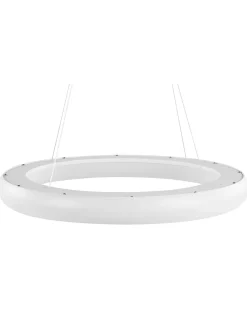 Candeeiro De Teto Led Em Metal Branco Bago