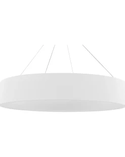 Candeeiro De Teto Led Em Metal Branco Lenya