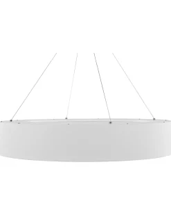 Candeeiro De Teto Led Em Metal Branco Lenya