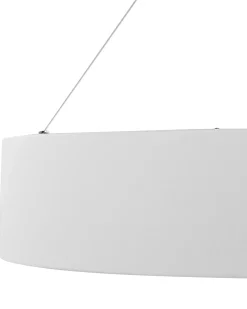 Candeeiro De Teto Led Em Metal Branco Lenya