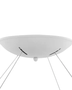 Candeeiro De Teto Led Em Metal Branco Lenya