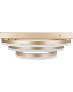 Candeeiro De Teto Led Em Metal Dourado Nore