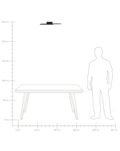 Candeeiro De Teto Led Em Metal Preto Oksu