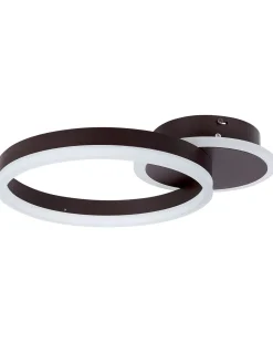 Candeeiro De Teto Led Em Metal Castanho Escuro Glyde