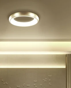 Candeeiro De Teto Led Metal Dourado Ataran