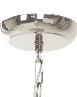 Candeeiro De Teto Marroquino Prateado Maringa