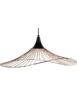 Candeeiro De Teto Metalico Cor De Cobre Mazaro