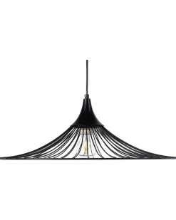 Candeeiro De Teto Metalico Preto Mazaro