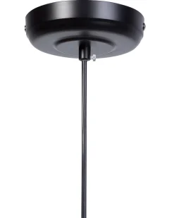 Candeeiro De Teto Metalico Preto Mazaro