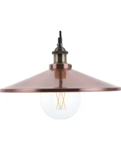 Candeeiro De Teto Na Cor Cobre Pelly