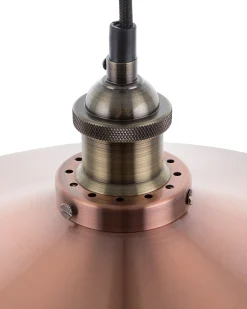 Candeeiro De Teto Na Cor Cobre Pelly