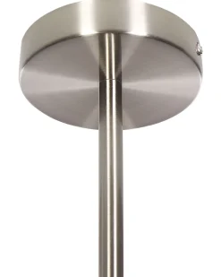 Candeeiro De Teto Para 10 Lampadas Prateado Ramis