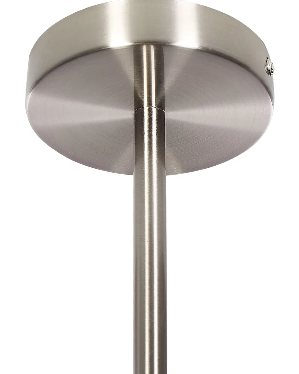 Candeeiro De Teto Para 10 Lampadas Prateado Ramis