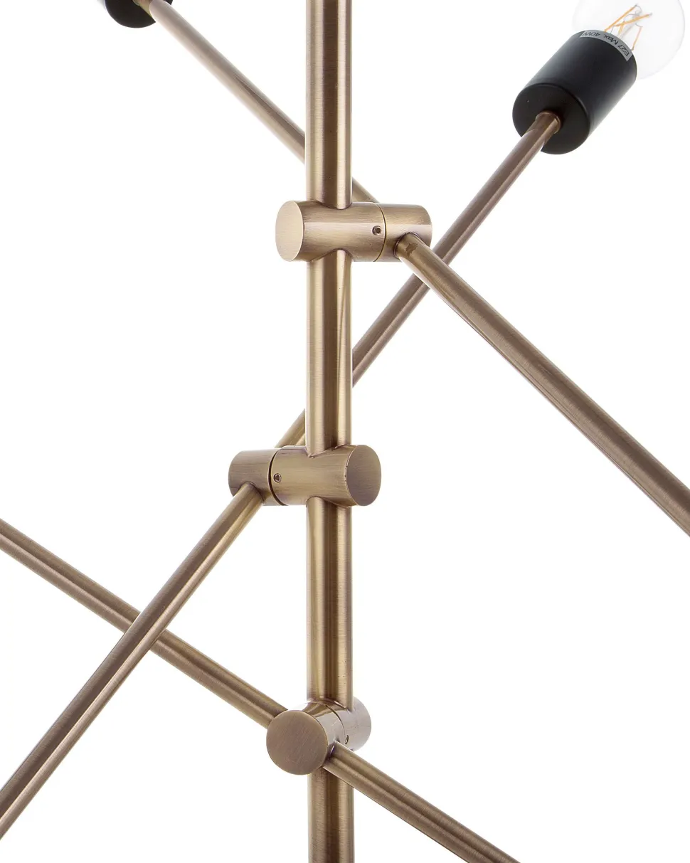 Candeeiro De Teto Para 7 Lampadas Cor De Cobre Cremera