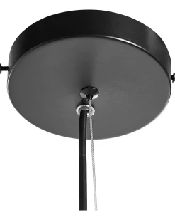 Candeeiro De Teto Para 7 Lampadas Preto E Dourado Cremera