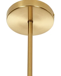 Candeeiro De Teto Para 13 Lampadas Em Metal De Cor Bronze Birrie