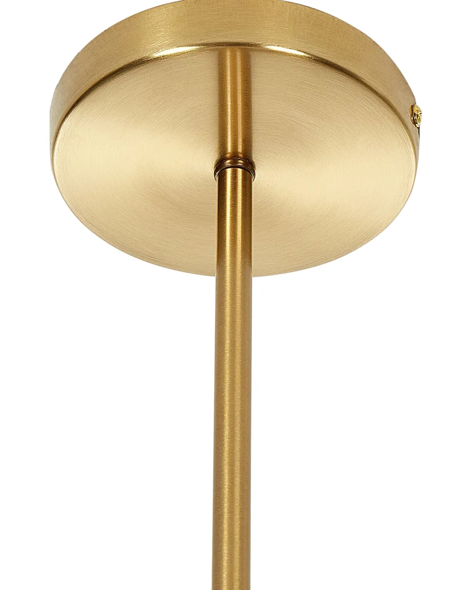 Candeeiro De Teto Para 13 Lampadas Em Metal De Cor Bronze Birrie