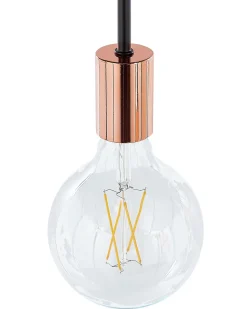 Candeeiro De Teto Para 3 Lampadas Preto Bogna