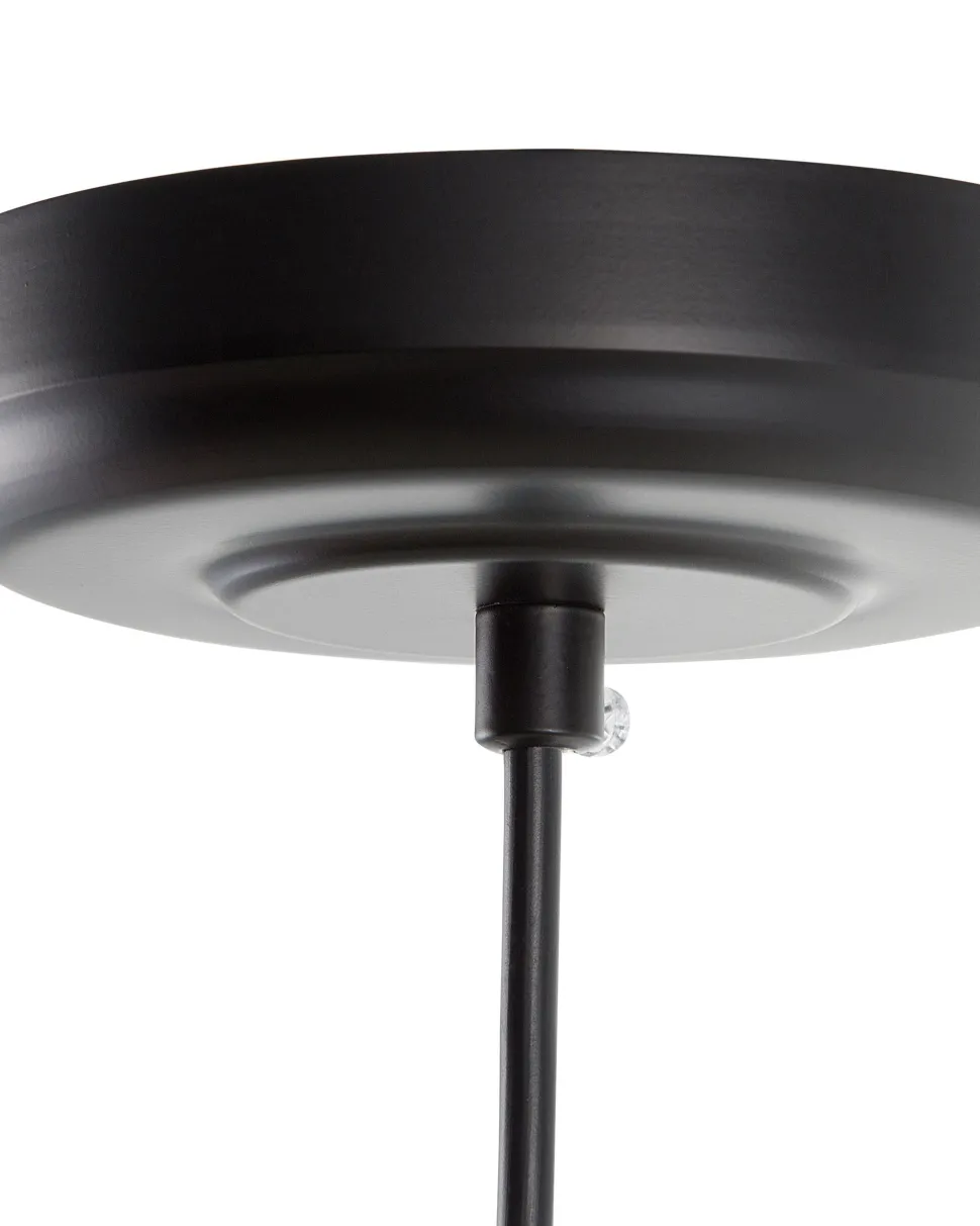 Candeeiro De Teto Para 3 Lampadas Preto Bogna