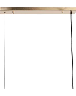 Candeeiro De Teto Para 5 Lampadas Em Metal Cor De Bronze Geehi