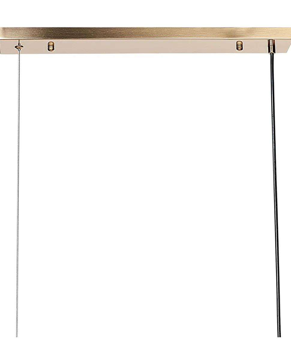 Candeeiro De Teto Para 5 Lampadas Em Metal Cor De Bronze Geehi