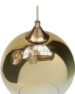 Candeeiro De Teto Para 6 Luzes Em Vidro Multicolor Tooma