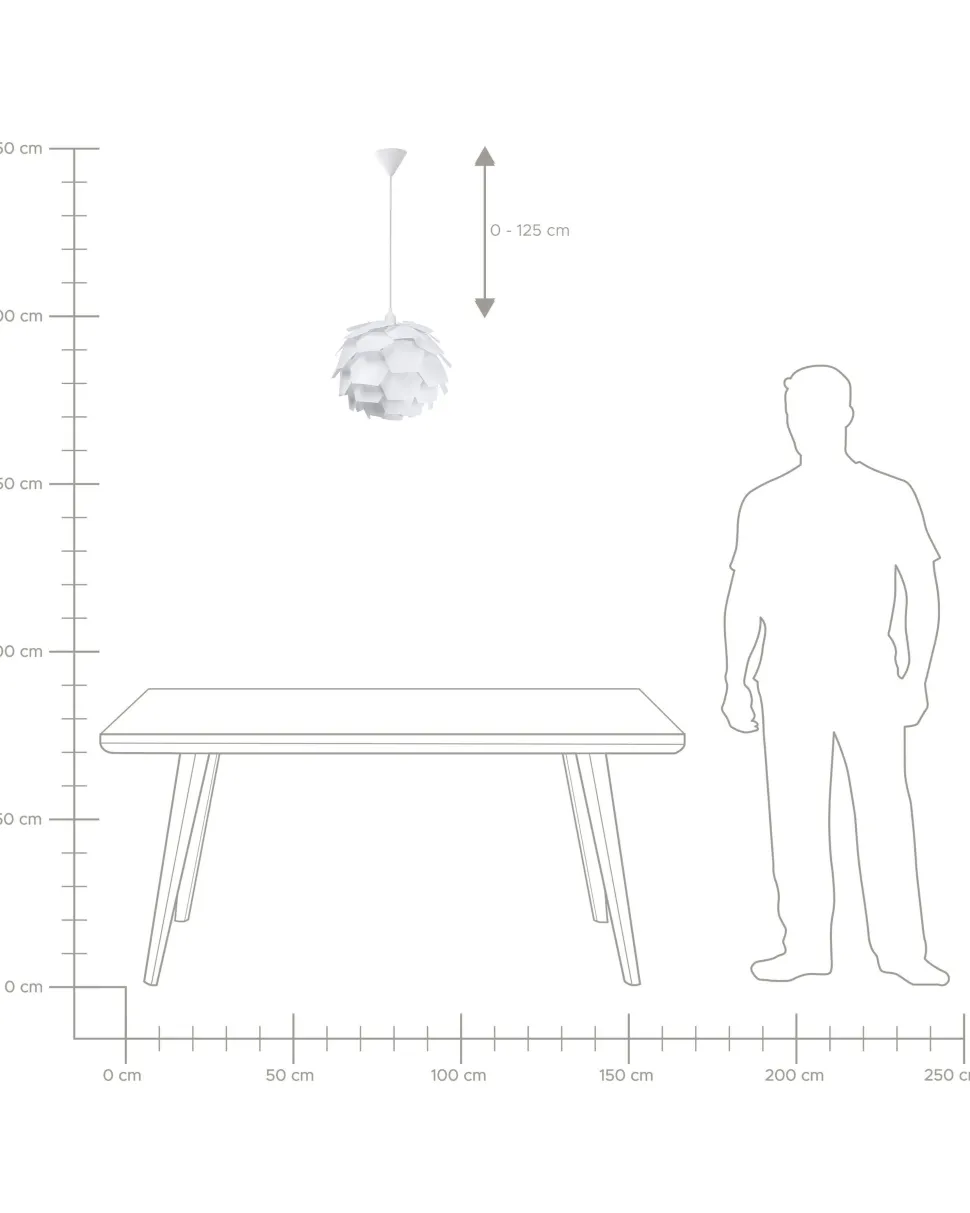 Candeeiro De Teto Pequeno Branco Segre
