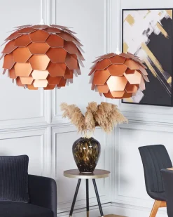 Candeeiro De Teto Pequeno Cor De Cobre Segre