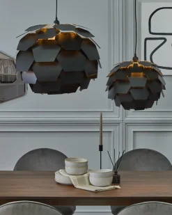 Candeeiro De Teto Pequeno Preto Segre