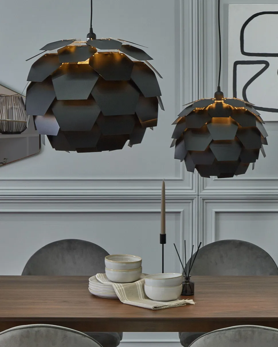 Candeeiro De Teto Pequeno Preto Segre