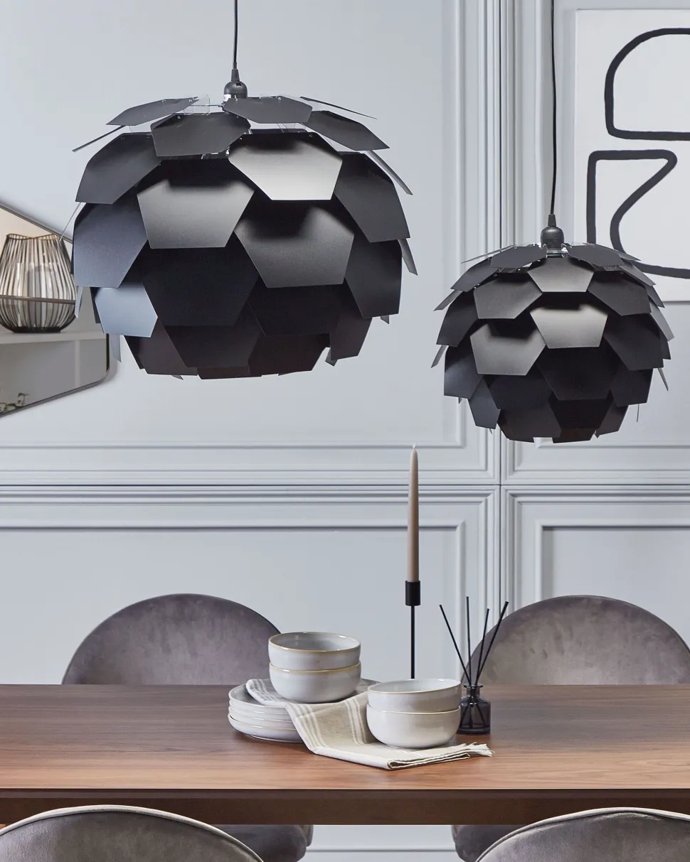 Candeeiro De Teto Pequeno Preto Segre