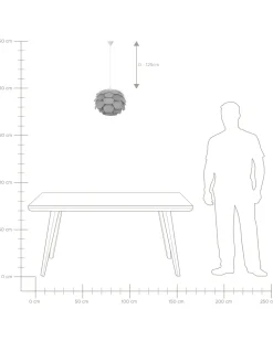 Candeeiro De Teto Pequeno Cinzento Segre