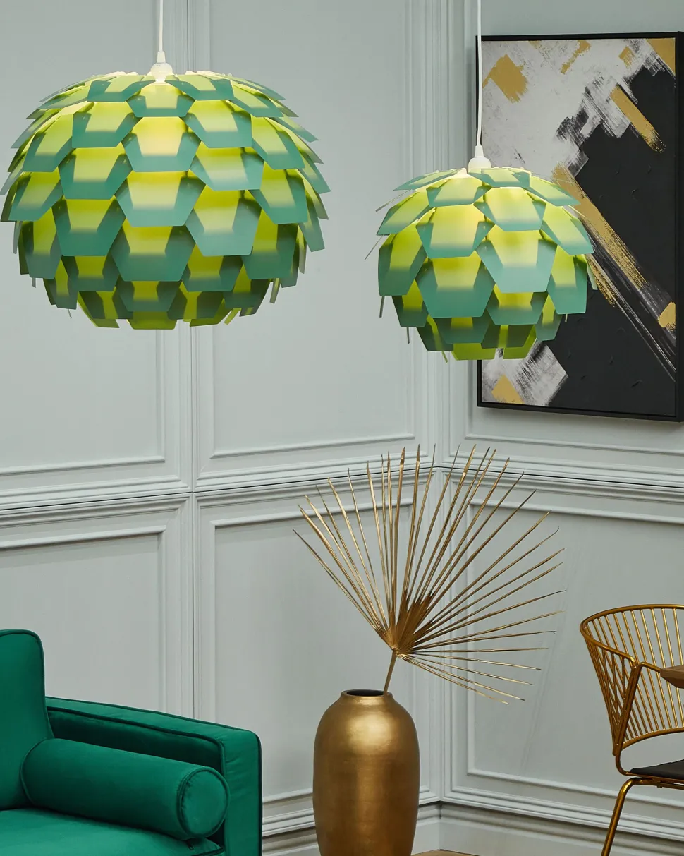 Candeeiro De Teto Pequeno Verde Escuro Segre