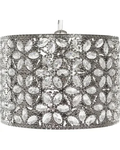 Candeeiro De Teto Prateado Sajo