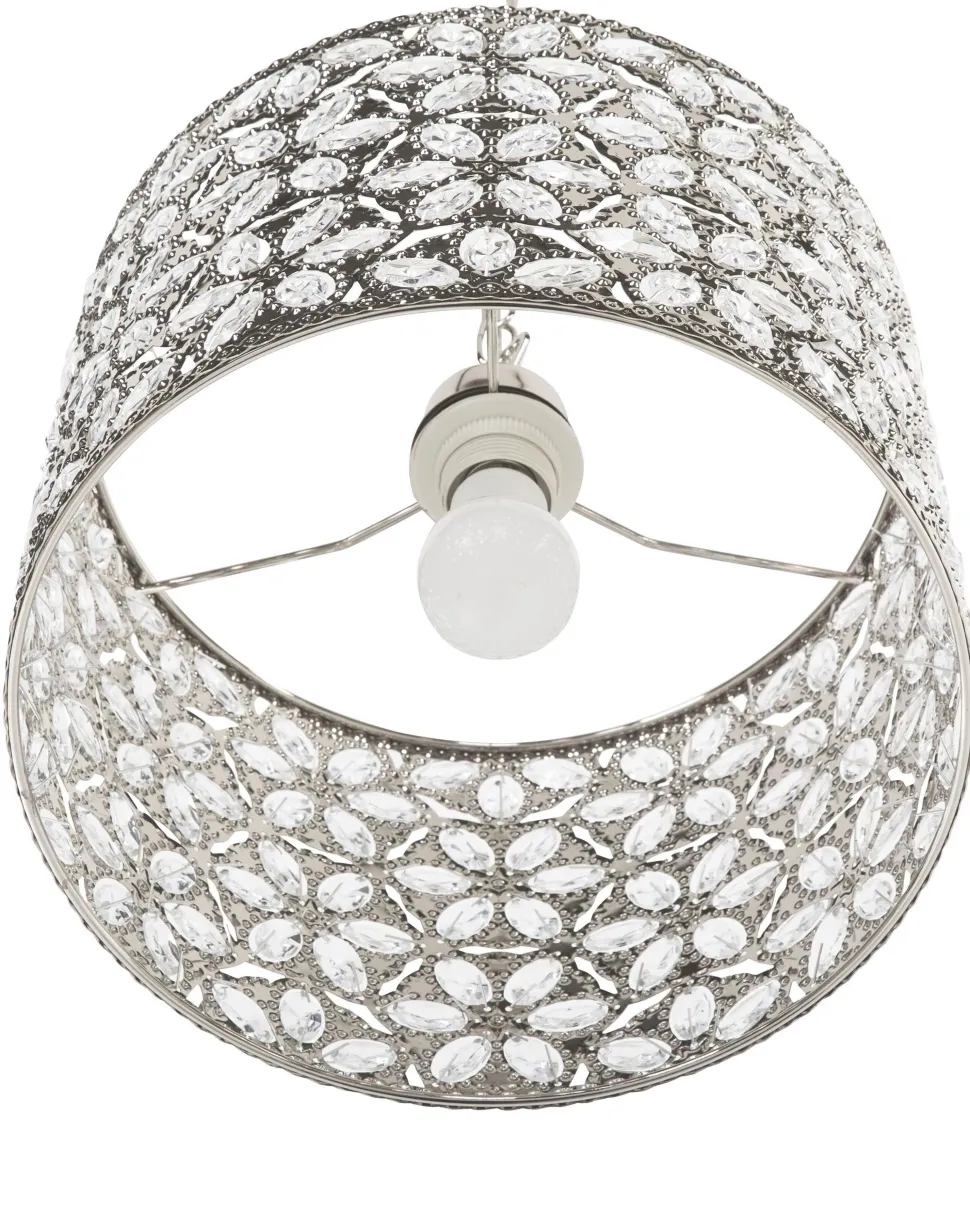 Candeeiro De Teto Prateado Sajo