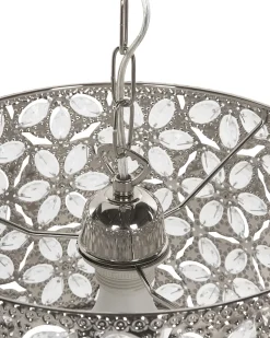 Candeeiro De Teto Prateado Sajo