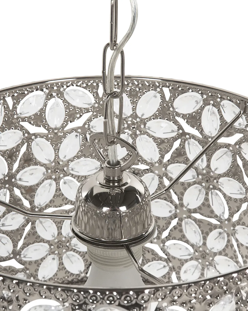 Candeeiro De Teto Prateado Sajo