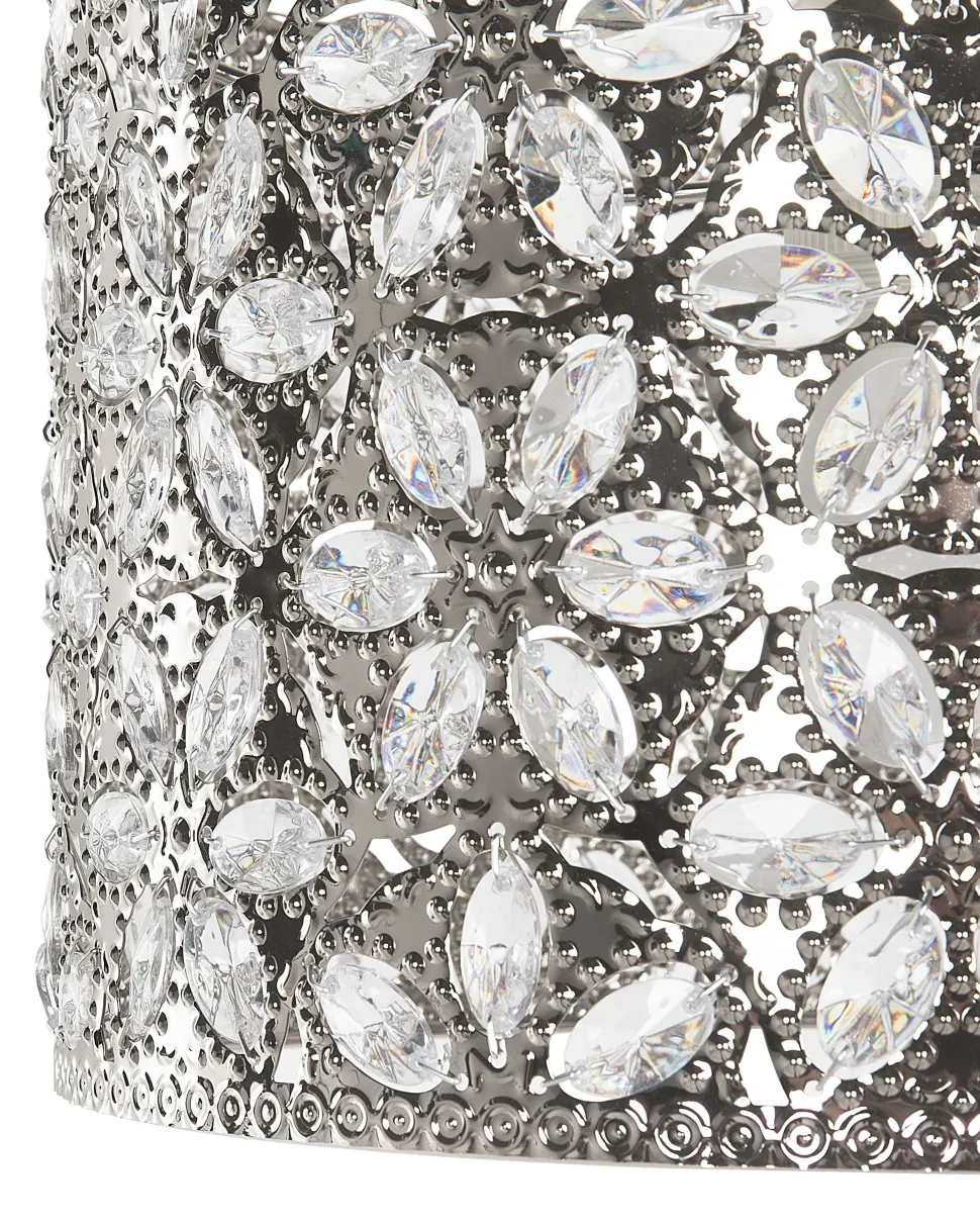 Candeeiro De Teto Prateado Sajo