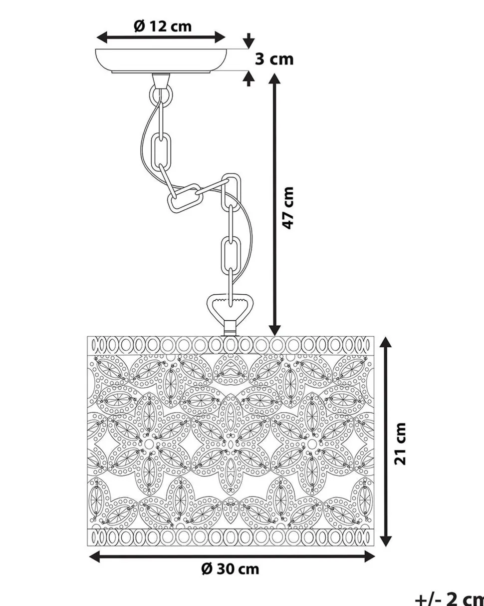 Candeeiro De Teto Prateado Sajo