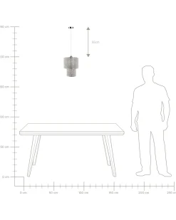Candeeiro De Teto Prateado Osun