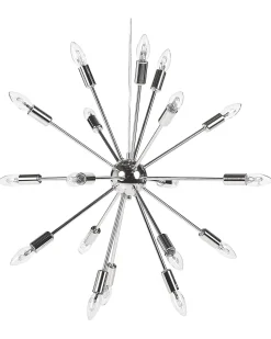 Candeeiro De Teto Prateado Maguse