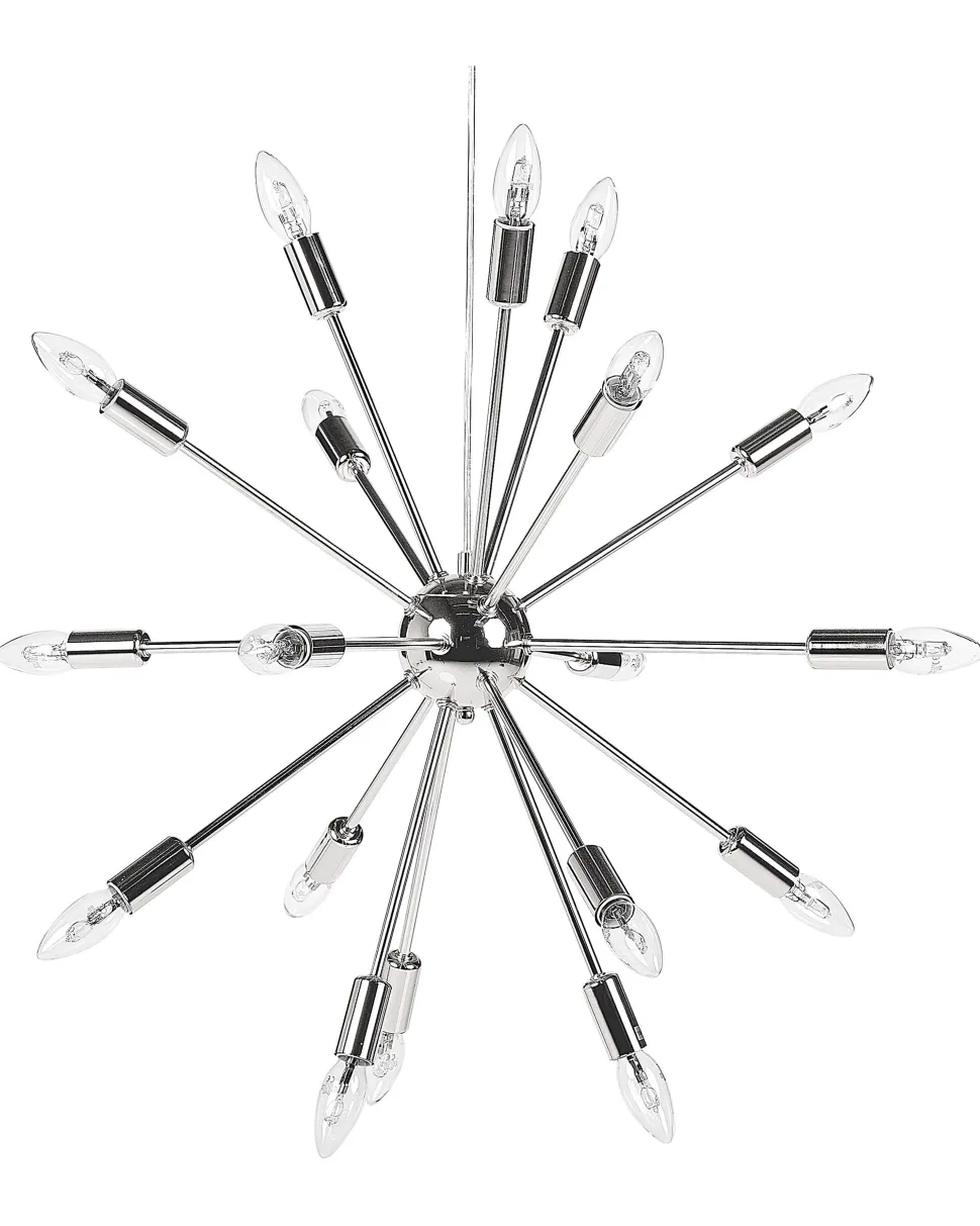 Candeeiro De Teto Prateado Maguse